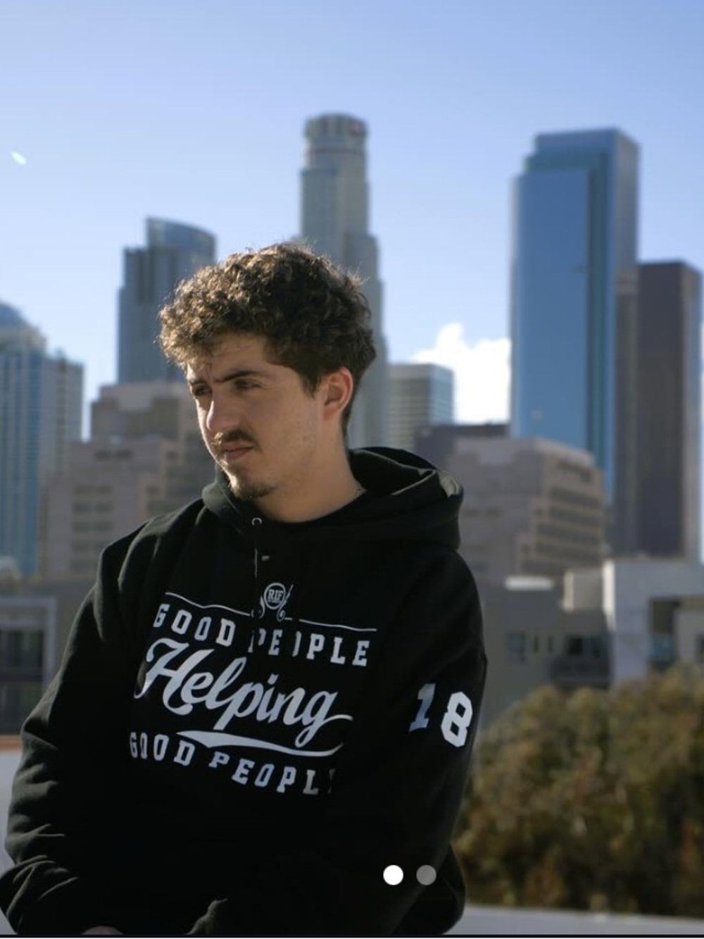 RIF LOS ANGELES HOODIE SIZE LARGE (LIMITED EDITION)